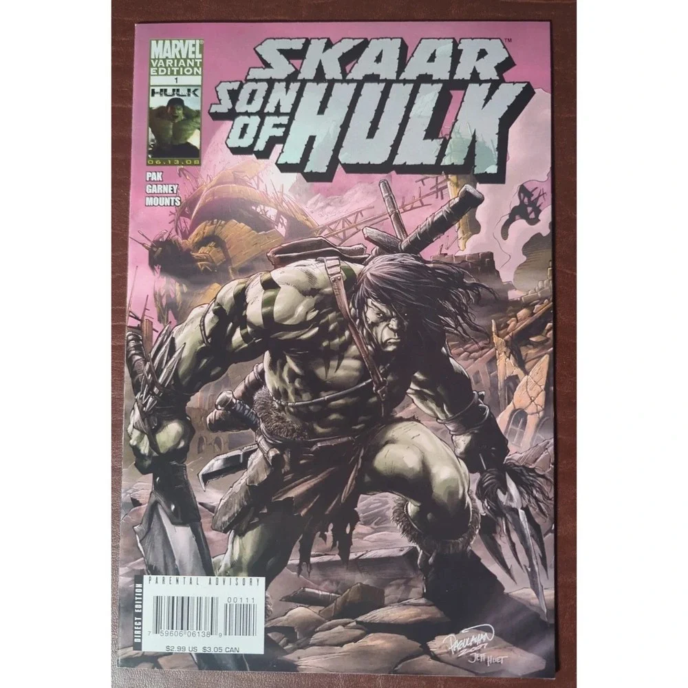 Skaar Son of Hulk #1 Variant‎ (2008) Pagulayan Cover NM Range Bagged/Boarded